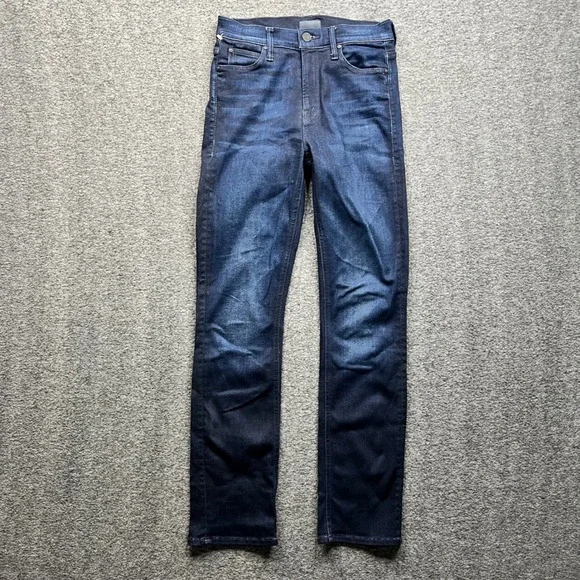 Mother Jeans Womens 25 Blue The Mid Rise Dazzler Ankle Now Or Never 1686-625 - Picture 1 of 16